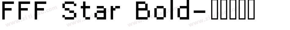FFF Star Bold字体转换